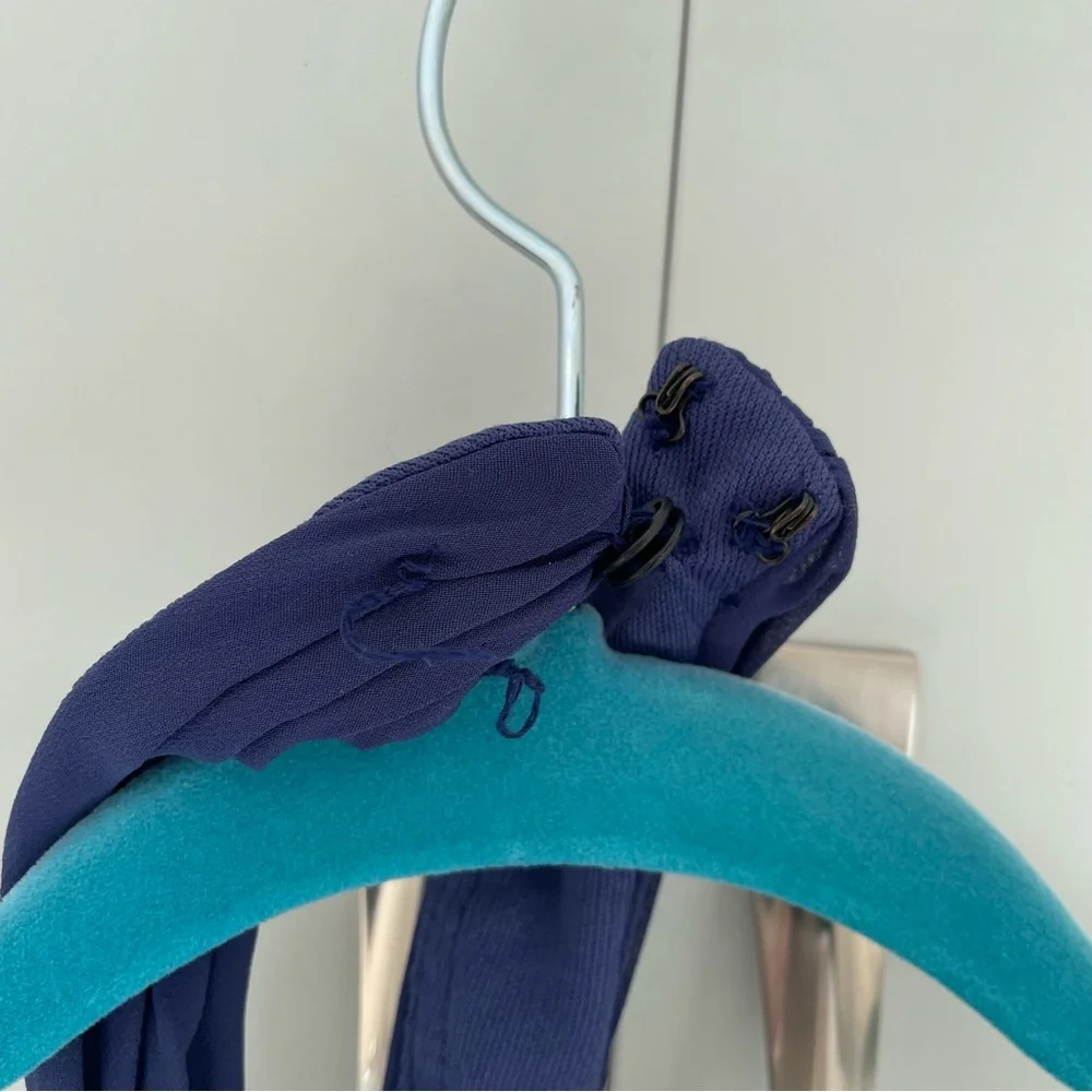 MORILEE Madeline Gardner Halter Chiffon Bridesmaid Jumpsuit in Sapphire 21626 - Picture 14 of 14
